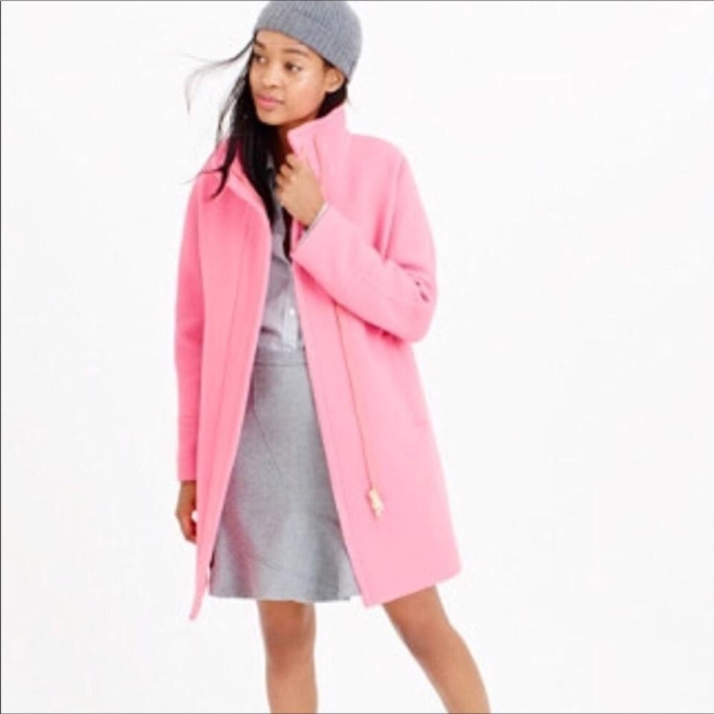 NWT JCrew Pink City Coat